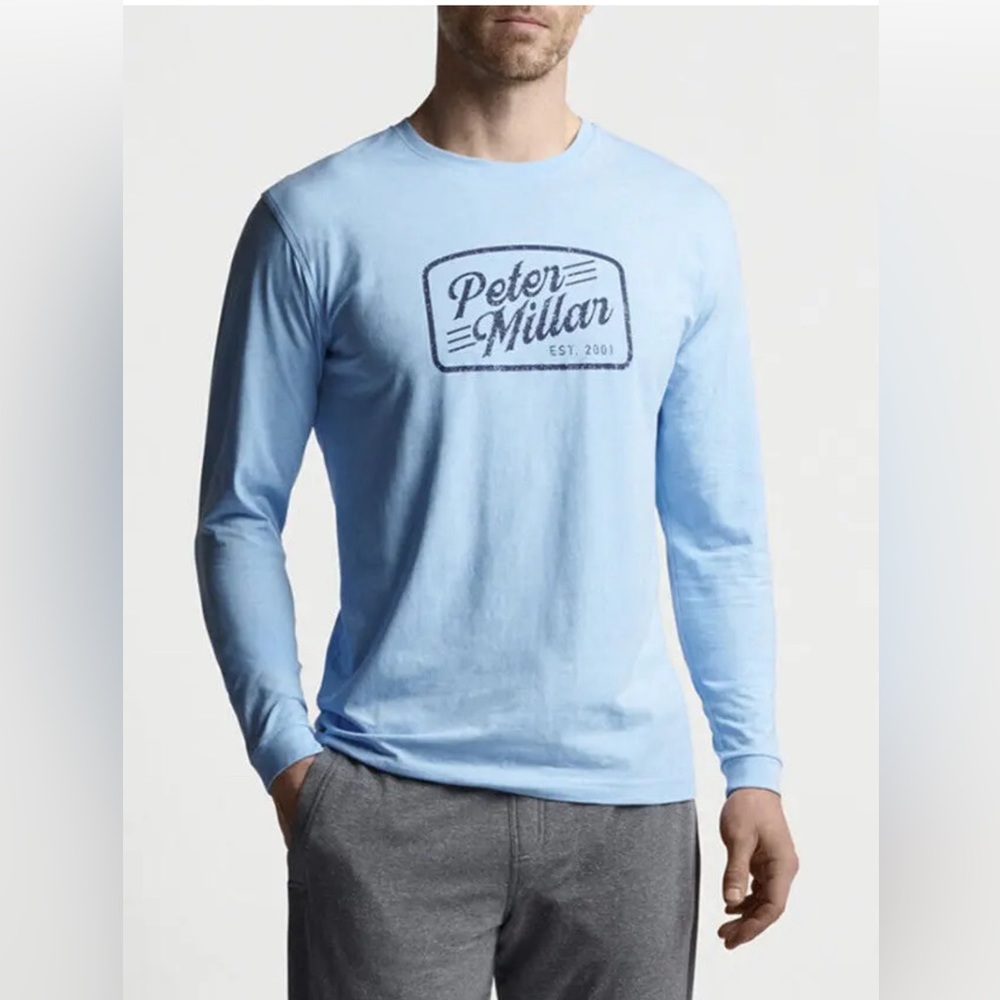 Peter Millar Crown Long Sleeve T- Shirt
